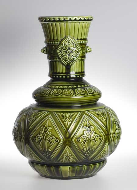 Sarreguemines vase